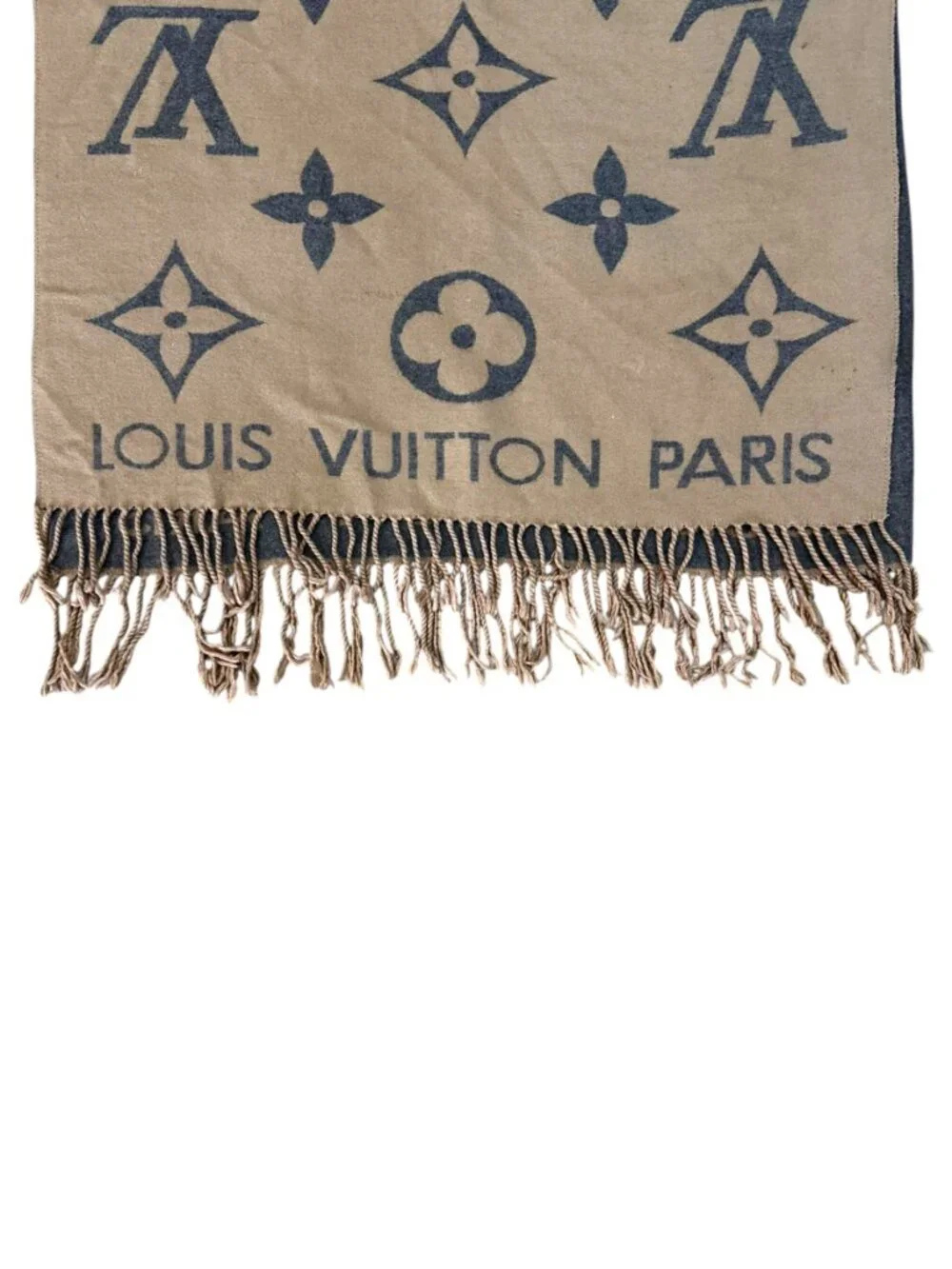 Louis Vuitton Monogram Logomania Cashmere & Silk Wrap Scarf